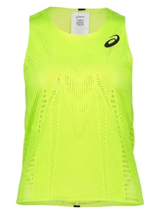 asics Top funkcyjny "Actibreeze Breath" w kolorze żółtym - Koszulki i topy damskie - miniaturka - grafika 1