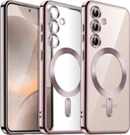 Etui i futerały do telefonów - Etui Supero do Samsung Galaxy A56 5G, przezroczysto-różowe - miniaturka - grafika 1