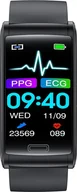 Smartwatch - Watchmark Cardio One Slim czarny Watchmark - miniaturka - grafika 1