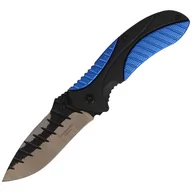 Noże - Nóż składany Herbertz Solingen Hit Blue/Black Aluminium/Plastic, Satin/Forged (588212) - miniaturka - grafika 1