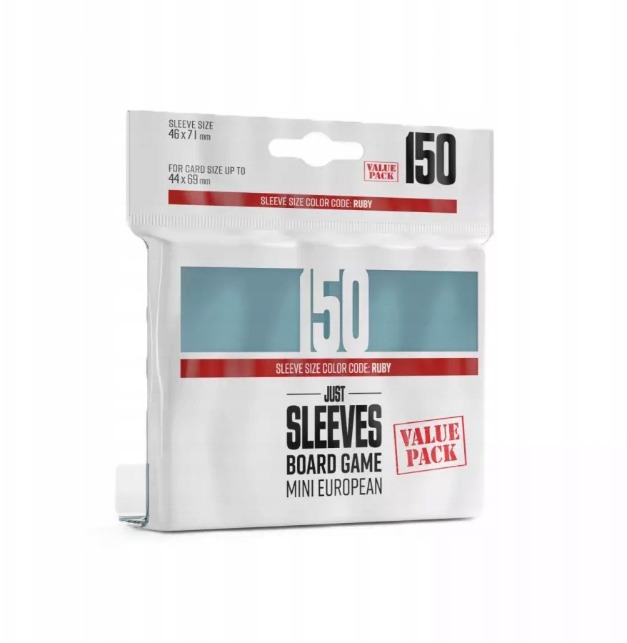 Gamegenic Just Sleeves - Board Game Sleeves 46 x 71 mm 150 sztuk, Clear