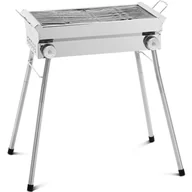 Piece, kotły  i płyty grzejne gastronomiczne - Grill węglowy - z półką i składanym rusztem - 43 x 25 cm - stal nierdzewna / stal ocynkowana - Royal Catering RCEK-1040 - miniaturka - grafika 1