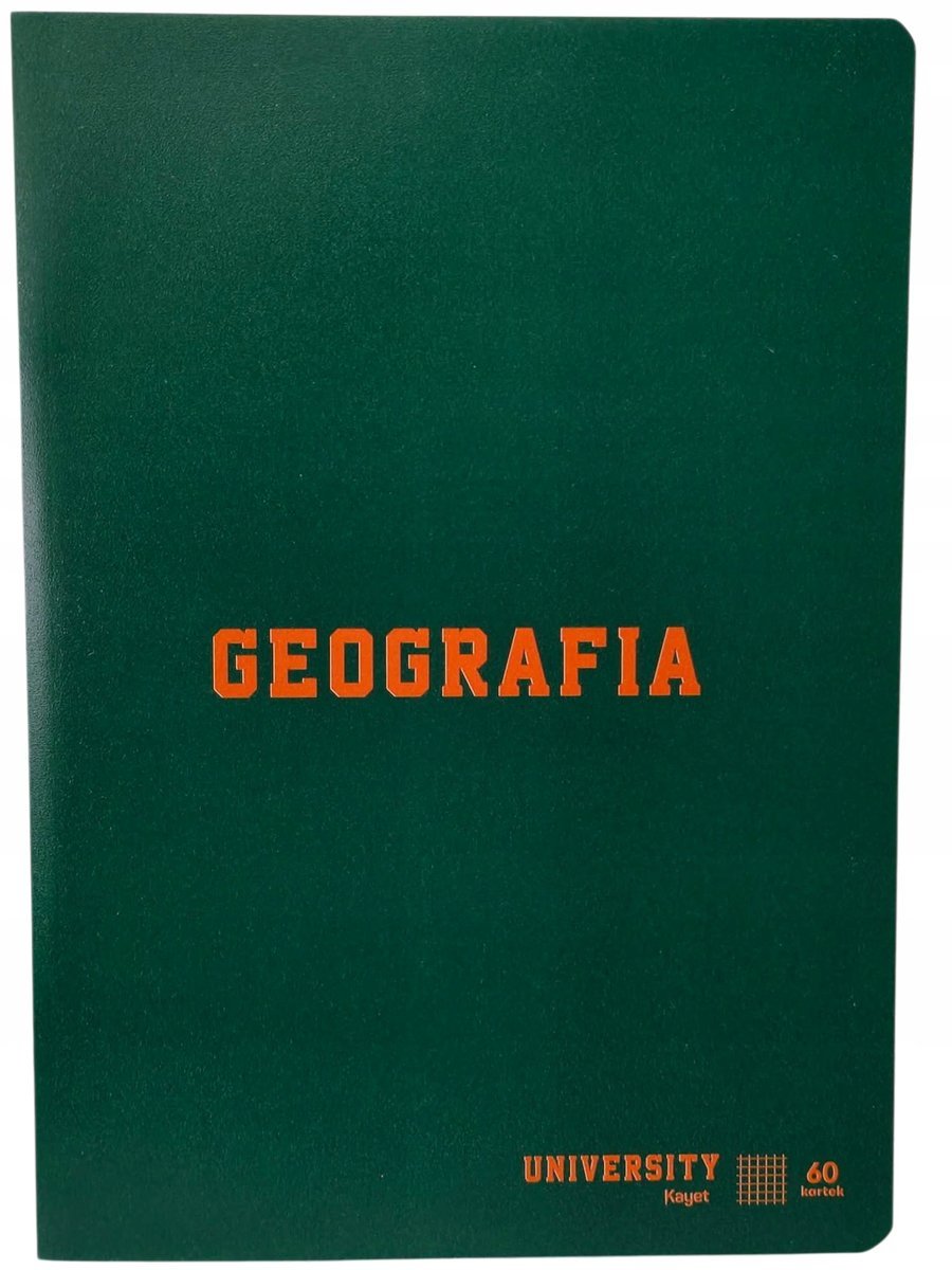Zeszyt w kratkę A5 60 kartek KAYET GEOGRAFIA K758*