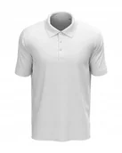 Koszulki męskie - Koszulka męska polo T-shirt Polówka Stedman ST9060 White DUŻY ROZMIAR 4XL - miniaturka - grafika 1