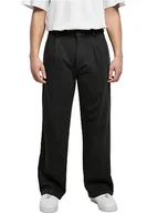 Spodenki męskie - Urban Classics Męskie spodnie dresowe z przodu, spodnie męskie, dostępne w kolorze czarnym, rozmiary 28-44, czarny, 32 - miniaturka - grafika 1