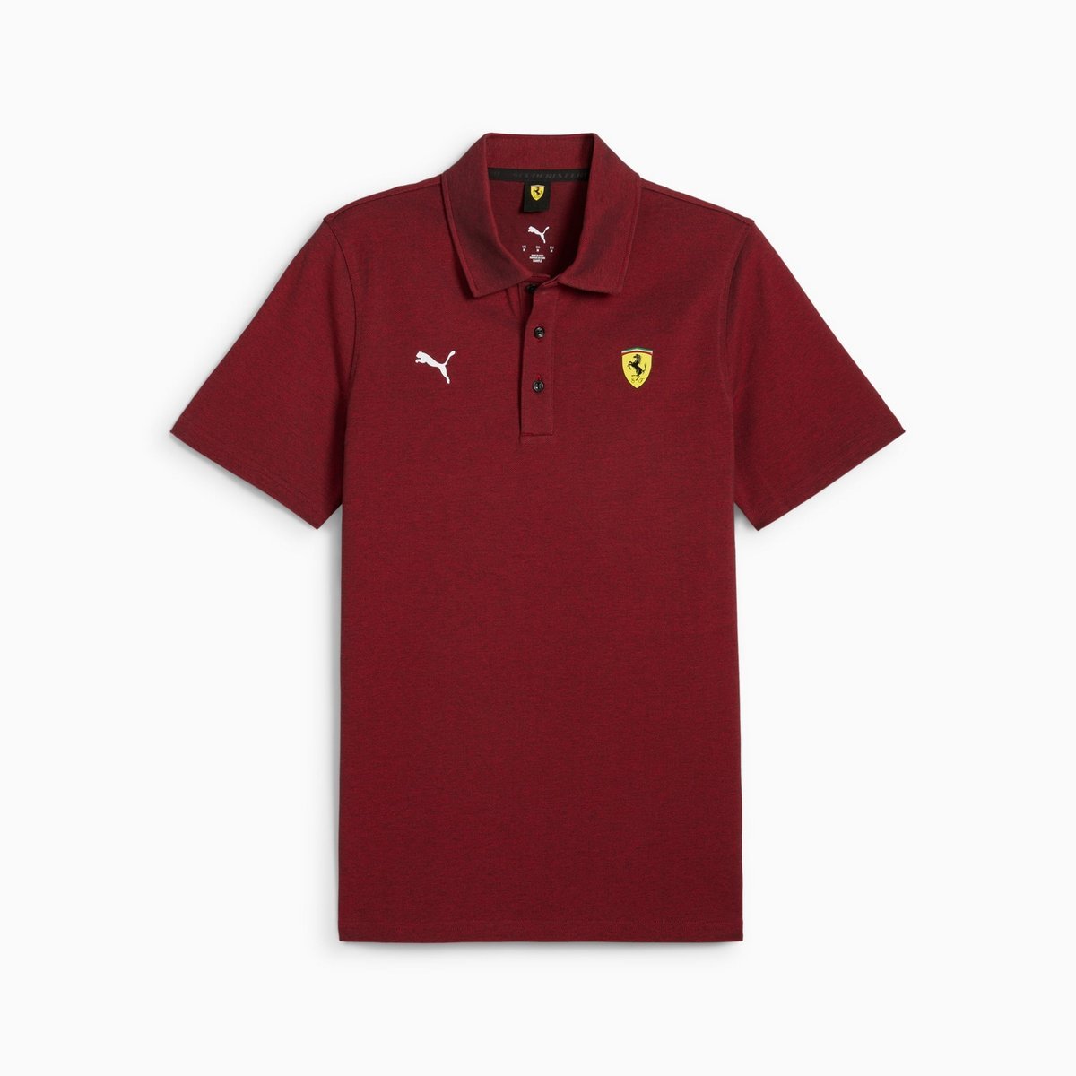 Koszulka polo męska Puma FERRARI RACE 2 TONE czerwona 63018602 r M (48)