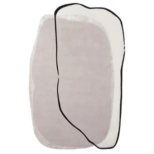 Dywan owalny z wełną SPOT 200x300 Beżowy - Dywany - miniaturka - grafika 1