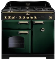 Kuchenki gazowo-elektryczne - Falcon Classic Deluxe 100 Butelkowa zieleń mosiądz - miniaturka - grafika 1