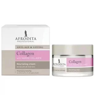 Afrodita Collagen, Krem Odżywczy, 50ml - Kremy do twarzy - miniaturka - grafika 1