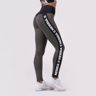 Spodnie sportowe damskie - NEBBIA Legginsy damskie Power Your Hero Safari - grafika 1