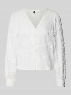 Bluzki damskie - Bluzka z dekoltem w serek model Vero Moda - miniaturka - grafika 1