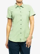 Odzież trekkingowa damska - Koszula turystyczna damska Vaude Seiland Shirt III - aloe vera - miniaturka - grafika 1