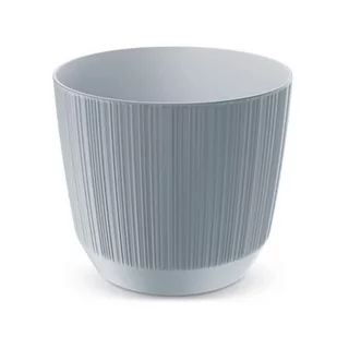 Doniczka RYFO 16,8 cm jasny szary - Donice - miniaturka - grafika 1