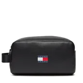 Kosmetyczki, organizery i kuferki - Kosmetyczka Tommy Jeans Heritage AM0AM12084 Czarny - miniaturka - grafika 1