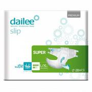 Pieluchy dla dorosłych - DAILEE Slip Premium Super L/XL Pieluchy anatomiczne, 28 sztuk - miniaturka - grafika 1