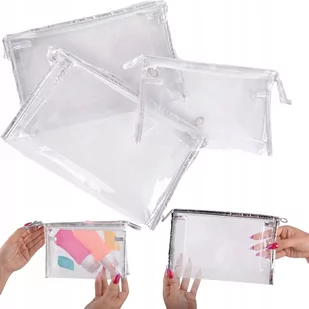 Kosmetyczka Bocca Beauty 3w1 bezbarwny - Kosmetyczki, organizery i kuferki - miniaturka - grafika 1