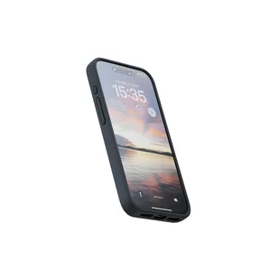 Njord byELEMENTS Suede Etui zamszowe do iPhone 15 Pro z MagSafe - Czarne - Etui i futerały do telefonów - miniaturka - grafika 5