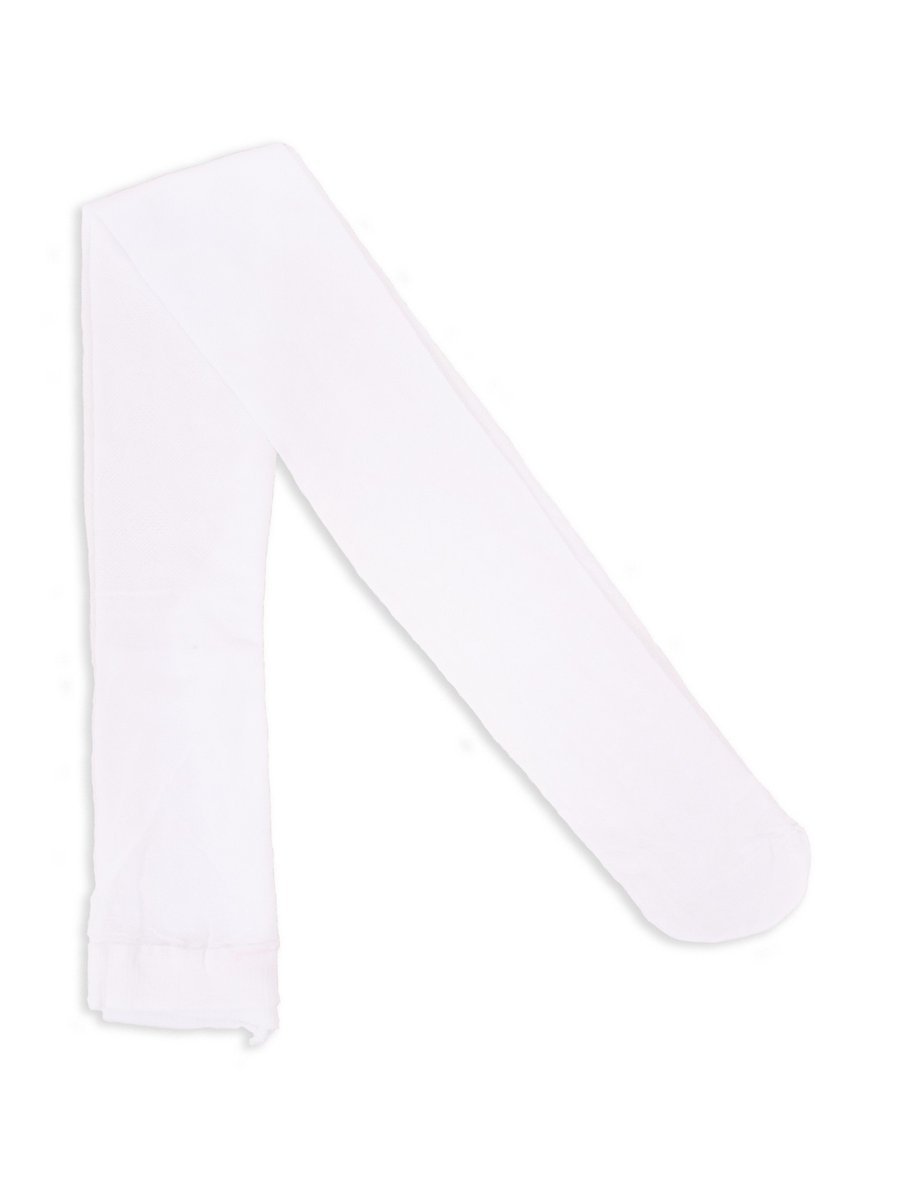 Rajstopy dziecięce, mikrofibra komunijne, białe, wzór serca 30 DEN, 128-134