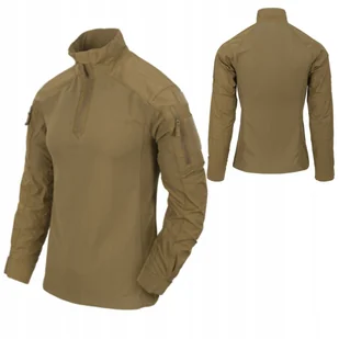 BLUZA TAKTYCZNA WOJSKOWA MCDU HELIKON COMBAT SHIRT RIP-STOP NYCO COYOTE M - Bluzy męskie - miniaturka - grafika 1