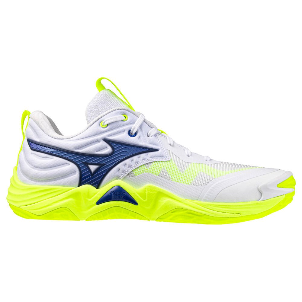 Męskie buty gimnastyczne Mizuno Wave Momentum Elite White/Lightning Yellow/Dazzlin EUR 46