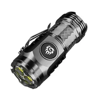 Latarki - Nowa ultra mocna latarka 3-rdzeniowa mini latarka taktyczna USB z możliwością ładowania o dużej mocy S60 ( S60 ) - miniaturka - grafika 1