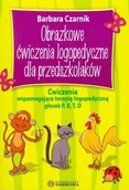 Poradniki dla rodziców - Obrazkowe ćwiczenia logopedyczne... P, B, T, D - Barbara Czarnik - książka - miniaturka - grafika 1