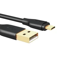 Kable USB - Aukey CB-MD1 Black szybki kabel Quick Charge micro USB-USB 1m 5A 480 Mbps AKAUKKUCBMD1000 - miniaturka - grafika 1