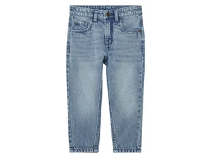 lupilu® Jeansy dziecięce z bawełny, Relaxed Fit (Niebieski, 128) - Spodenki dla niemowląt - miniaturka - grafika 1
