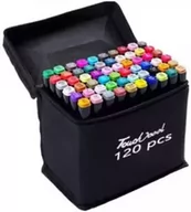 Przybory szkolne - Flamastry alkoholowe markery pisaki 120szt. - miniaturka - grafika 1