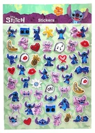 Szkolne artykuły papiernicze - Pakiet wypukłych naklejek Disney Stitch +/- 50 szt. - miniaturka - grafika 1