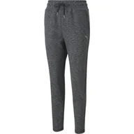 Dresy damskie - Spodnie dresowe damskie Puma EVOSTRIPE szare 58916001-S - miniaturka - grafika 1