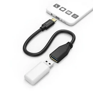 Hama Kabel adapter typu C USB OTG USB złącze typu C Kabel adapter typu C USB OTG USB złącze typu C (Kabel adapter typu C USB OTG, USB złącze typu C) - Złącza, przejściówki, adaptery - miniaturka - grafika 2