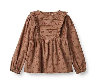Bluzki damskie - Wheat Bluzka, tunika, koszula Nolia Junior rozmiary dziewczęce, 100% bawełna ekologiczna, 2122 Berry Dust Flowers, 152 cm - grafika 1