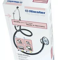 Urządzenia medyczne - Riester Duplex-czarny RIESTER gł. aluminiowa Stetoskop o dwustronnej głowicy - miniaturka - grafika 1