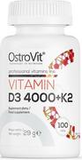 Witaminy i minerały - Ostrovit OstroVit Vitamin D3 4000 + K2 100 tabletek 1144160 - miniaturka - grafika 1
