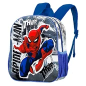 Plecaki - Spiderman Jumping-KMały plecak 3D, szary, szary, Mały plecak 3D Jumping - miniaturka - grafika 1