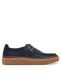 Clarks Mokasyny Clarkwood Moc 26176871 Granatowy - Mokasyny męskie - miniaturka - grafika 1