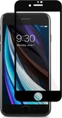 Szkła hartowane na telefon - Moshi Szkło hybrydowe Moshi AirFoil Pro Apple iPhone SE 2020/8 czarna ramka - miniaturka - grafika 1