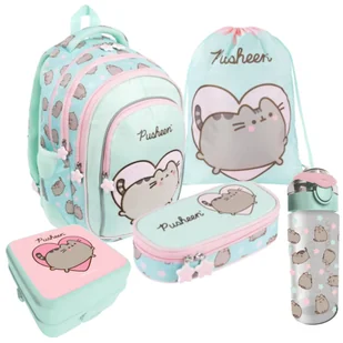 Zestaw Szkolny 5-Elementów Pusheen Mint St. Majewski kot - Zestawy szkolne - miniaturka - grafika 1