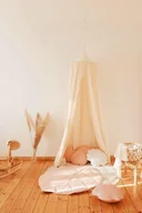 Namioty i tipi dla dzieci - Bawełniany baldachim nad łóżeczko "Surowa bawełna" - miniaturka - grafika 1