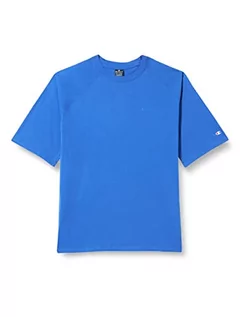 Koszulki męskie - Champion Męski T-shirt Legacy American Classics Tonal Logo S/S, kobaltowo niebieski, M - grafika 1