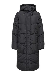 ONLY Płaszcz pikowany w kolorze czarnym - Kurtki damskie - miniaturka - grafika 1