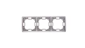 Klawisze i ramki - Simon Ramka Basic 3x BMR3/21 inox - miniaturka - grafika 1