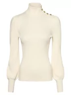 Swetry damskie - Lauren Ralph Lauren - Sweter damski, beżowy - miniaturka - grafika 1