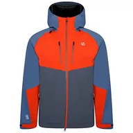 Kurtki męskie - Dare2b Męska kurtka z napisem "Romance" II, Stellar Blue/Burnt Salmon/Orion Grey, S - miniaturka - grafika 1