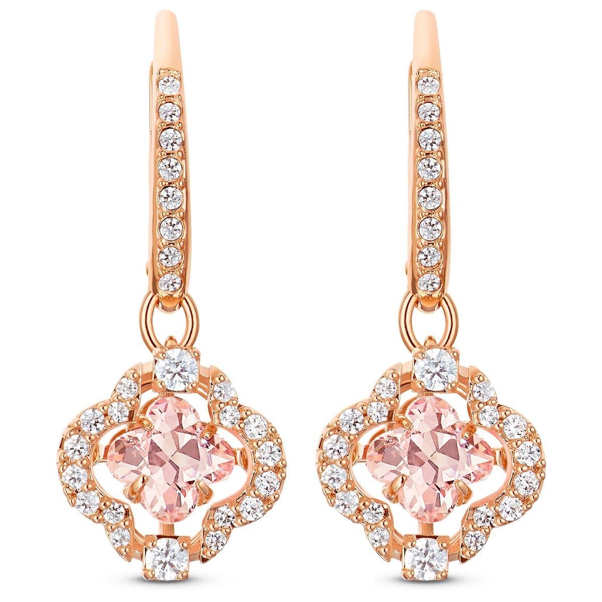 Swarovski, Kolczyki, Sparkling Dance Clover, 2,7x1,1 cm