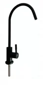 Uzdatniacze wody - Wylewka Pojedyncza Nowoczesna Kranik Do Filtra Wody Czarny Mat Berg Black - miniaturka - grafika 1