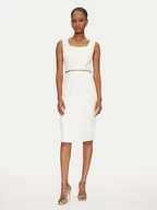 Sukienki - Marciano Guess Sukienka koktajlowa 5GGK12 7300A Écru Regular Fit - miniaturka - grafika 1