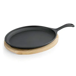 WAS 3522 240 żeliwna patelnia do serwowania, 24 cm długości, 17 cm szerokości, 2 cm wysokości - Patelnie - miniaturka - grafika 1