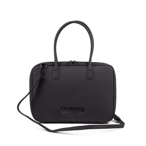 MUNICH Essence Recycled FW25 Shopper C/Black, Torebki i plecaki damskie, Czarny (Black)